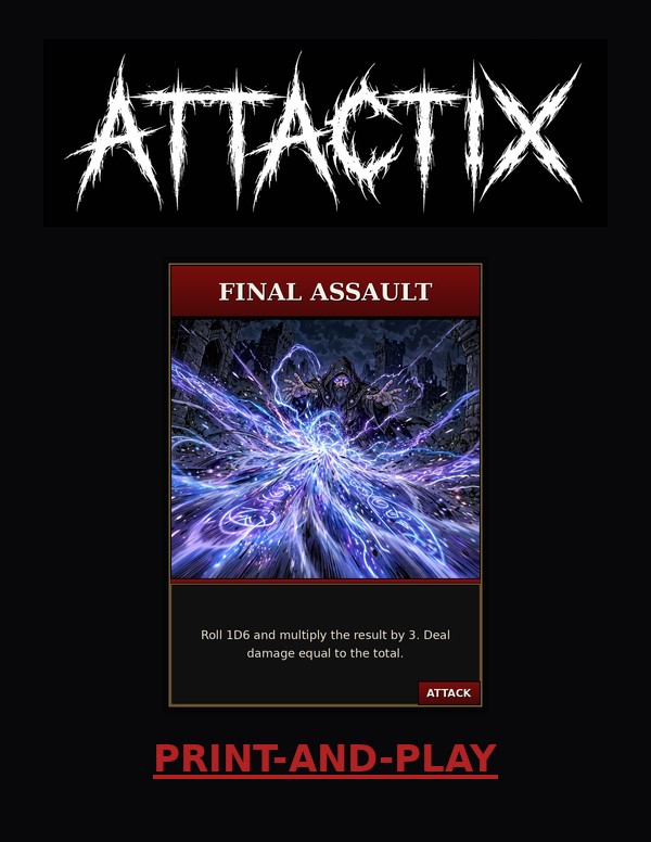 ATTACTIX — Print-and-Play