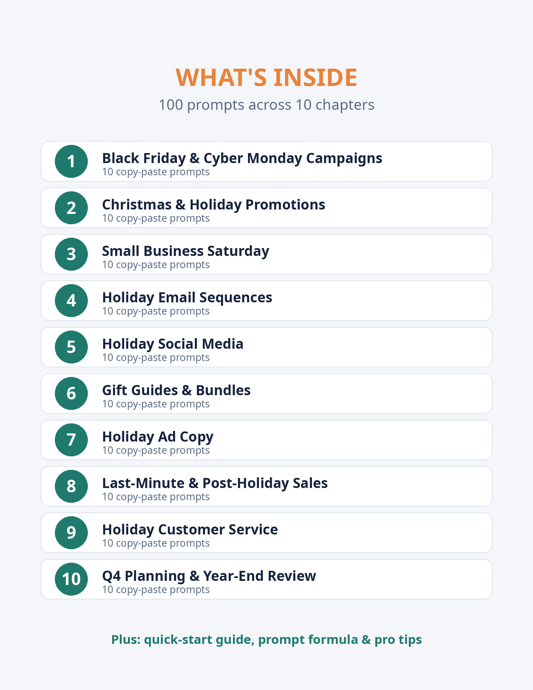 Holiday Marketing AI Prompt Pack preview 2